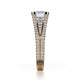 Michael M Prong Cushion Engagement Ring
