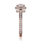 Michael M Pave Round Engagement Ring