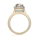 Michael M Pave Round Engagement Ring