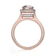 Michael M Pavé Round Engagement Ring