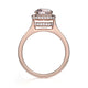 Michael M Pave Round Engagement Ring
