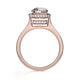 Michael M Pavé Round Engagement Ring
