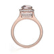 Michael M Pave Round Engagement Ring
