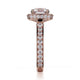 Michael M Bezel Round Engagement Ring