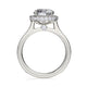 Michael M Bezel Round Engagement Ring