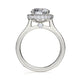 Michael M Bezel Round Engagement Ring