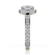 Michael M Bezel Round Engagement Ring