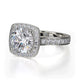 Michael M Bezel Round Engagement Ring