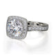 Michael M Bezel Round Engagement Ring