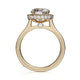 Michael M Bezel Round Engagement Ring