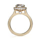 Michael M Bezel Round Engagement Ring