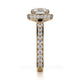 Michael M Bezel Round Engagement Ring