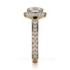 Michael M Bezel Round Engagement Ring