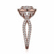 Michael M Prong Oval Engagement Ring