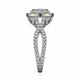 Michael M Prong Oval Engagement Ring
