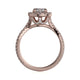 Michael M Prong Oval Engagement Ring