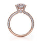 Michael M Pave Round Engagement Ring