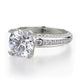 Michael M Pave Round Engagement Ring