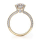 Michael M Pavé Round Engagement Ring