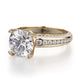 Michael M Pave Round Engagement Ring