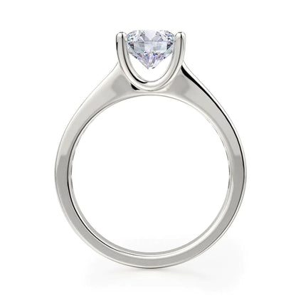 Michael M Center Stone Prong Round Engagement Ring