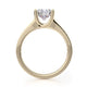 Michael M Center Stone Prong Round Engagement Ring