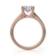 Michael M Center Stone Prong Round Engagement Ring