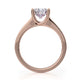 Michael M Center Stone Prong Round Engagement Ring