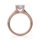 Michael M Center Stone Prong Round Engagement Ring