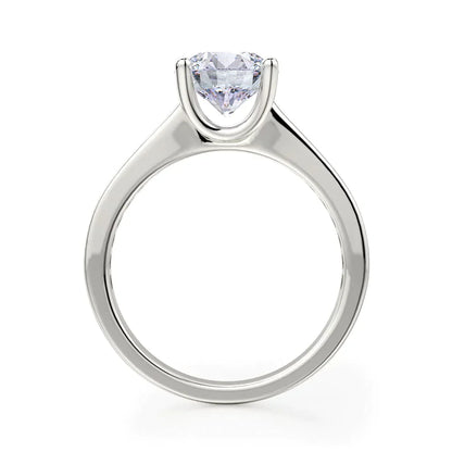 Michael M Center Stone Prong Round Engagement Ring
