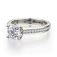 Michael M Center Stone Prong Round Engagement Ring