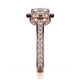 Michael M Pave Round Engagement Ring
