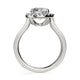 Michael M Pave Round Engagement Ring