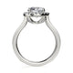 Michael M Pave Round Engagement Ring
