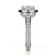 Michael M Pave Round Engagement Ring