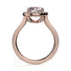 Michael M Pave Round Engagement Ring
