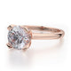 Michael M Pave Round Engagement Ring
