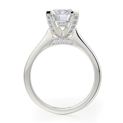 Michael M Solitaire Round Engagement Ring