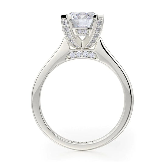 Michael M Solitaire Round Engagement Ring