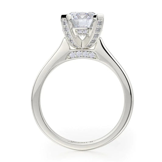 Michael M Solitaire Round Engagement Ring