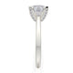 Michael M Pavé Round Engagement Ring