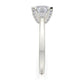 Michael M Pave Round Engagement Ring