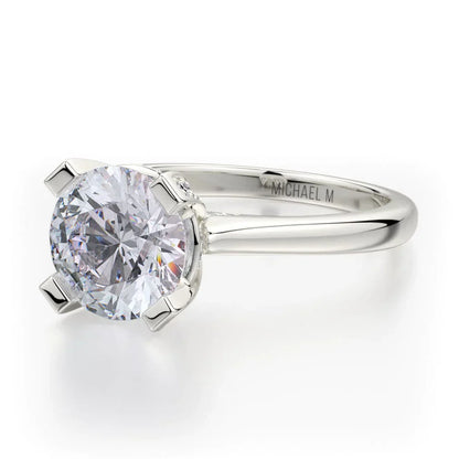 Michael M Solitaire Round Engagement Ring