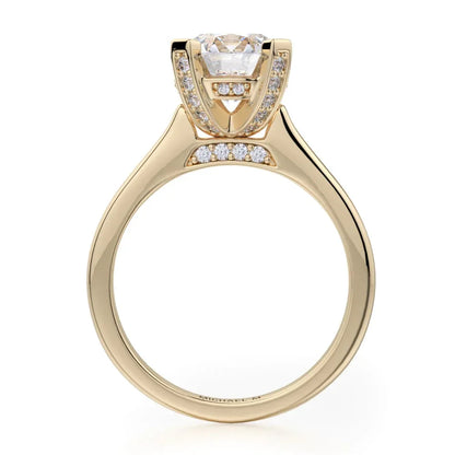 Michael M Solitaire Round Engagement Ring