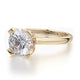 Michael M Pave Round Engagement Ring