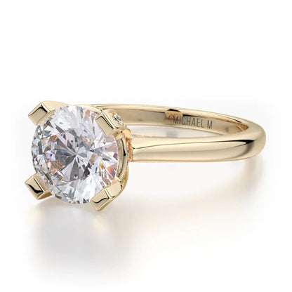 Michael M Solitaire Round Engagement Ring