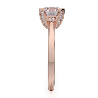 Michael M Pavé Round Engagement Ring
