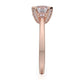 Michael M Pave Round Engagement Ring
