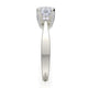 Michael M Pave Round Engagement Ring