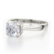Michael M Pave Round Engagement Ring